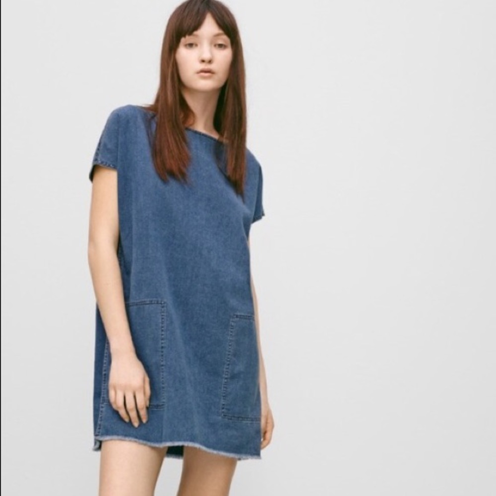 Aritzia’s Wilfred‎ Free Denim Nori Dress Sz XS